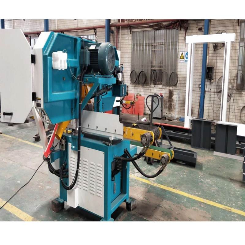 Станок ленточнопильный горизонтальный по дереву промышленный 400 мм