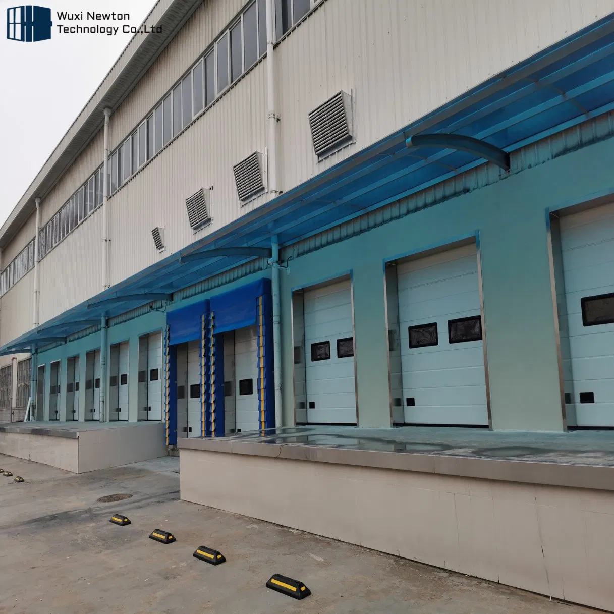 Security Sectional Factory Industrial Door with Window Door