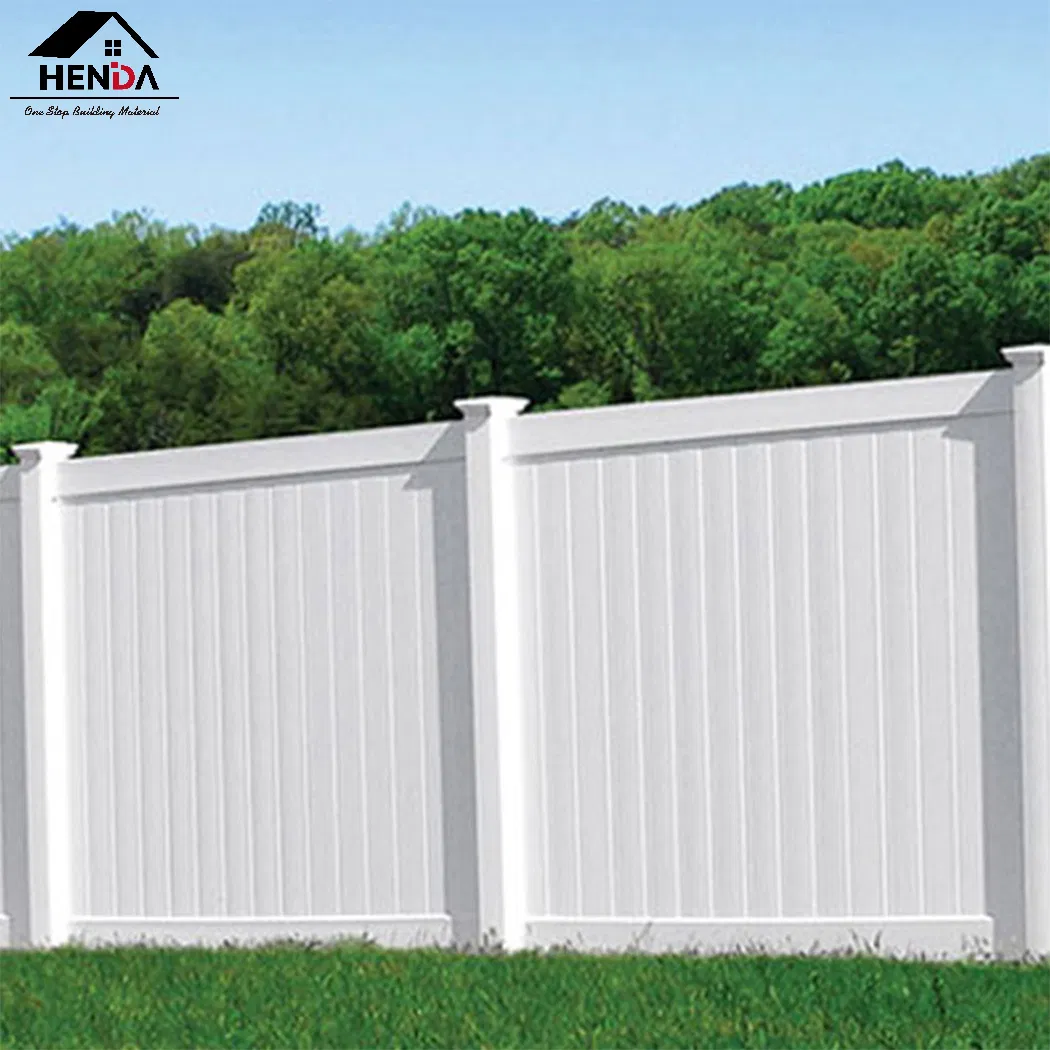 Customized Stylish PVC Composite Fence/Hassle Free Assembled and Fade Resistant Yard Divide