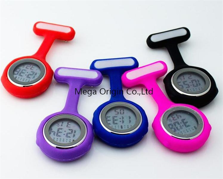 Silicone Gel Digital Fob Watches for Nurses