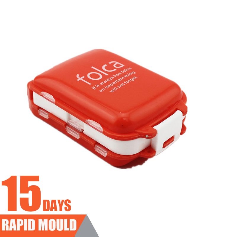 Customized Portable Weekly Medicine Organizer 7 Days 28 Slots Pill Box