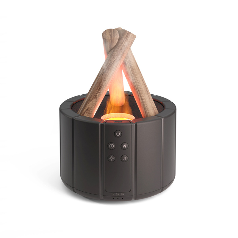 Home Large Capacity Air Humidifier Campfire Flame Essential Oil Aromatherapy Diffuser