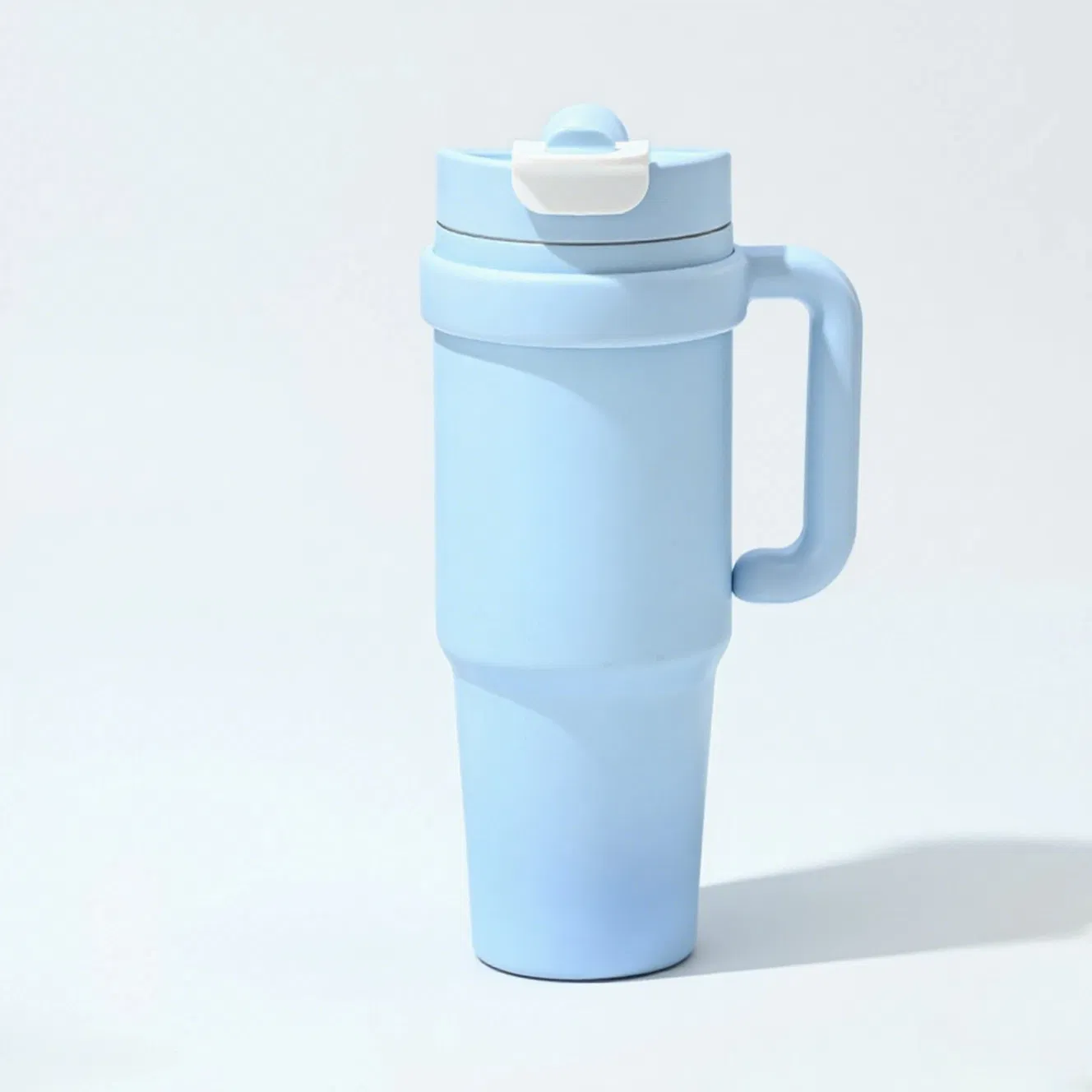 Термокружка 30oz с крышкой-соломинкой, двойные стенки