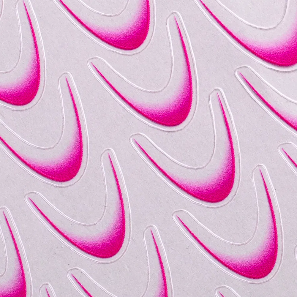 3D French Gradient Change Nail Art Custom Self Adhesive Waterproof DIY Nail Decal Decoration Sticker