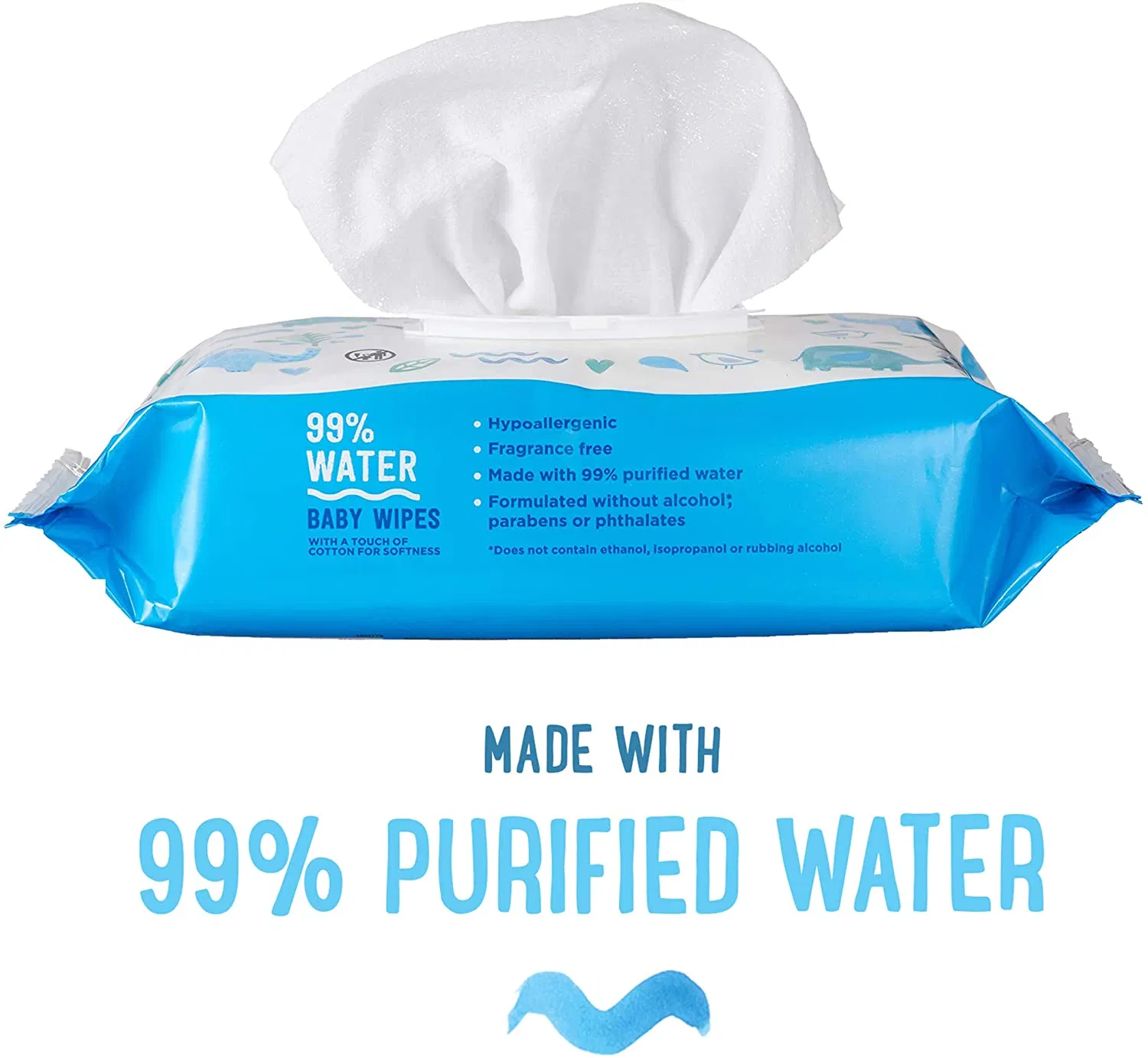 42 Wipes Per Pack Fresh Feel Flushable for Adults and Kids Wet Wipes