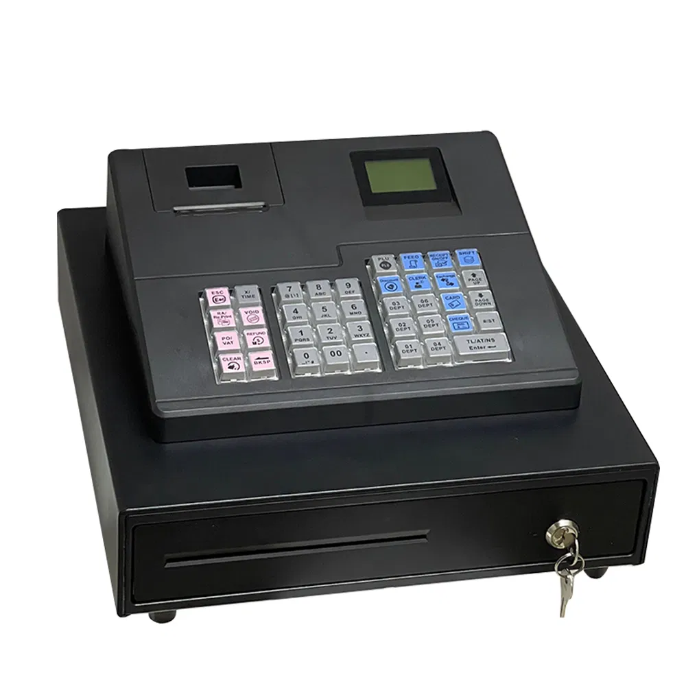 Two Display Caisse Enregistreuse Tablet Smart Cashier Machine Restaurant Cash Register POS ECR600