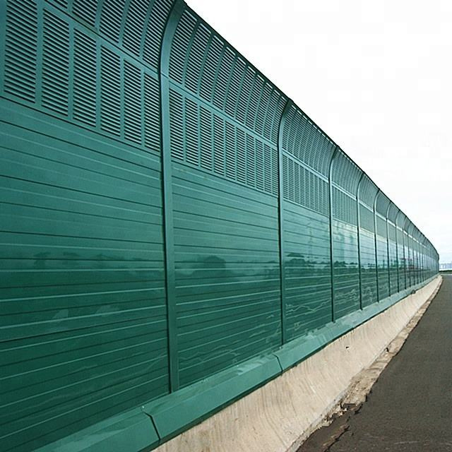 Acoustic Insulation Wall Fence Aluminum Noise Barrier Panel Highway Sound Barrier
