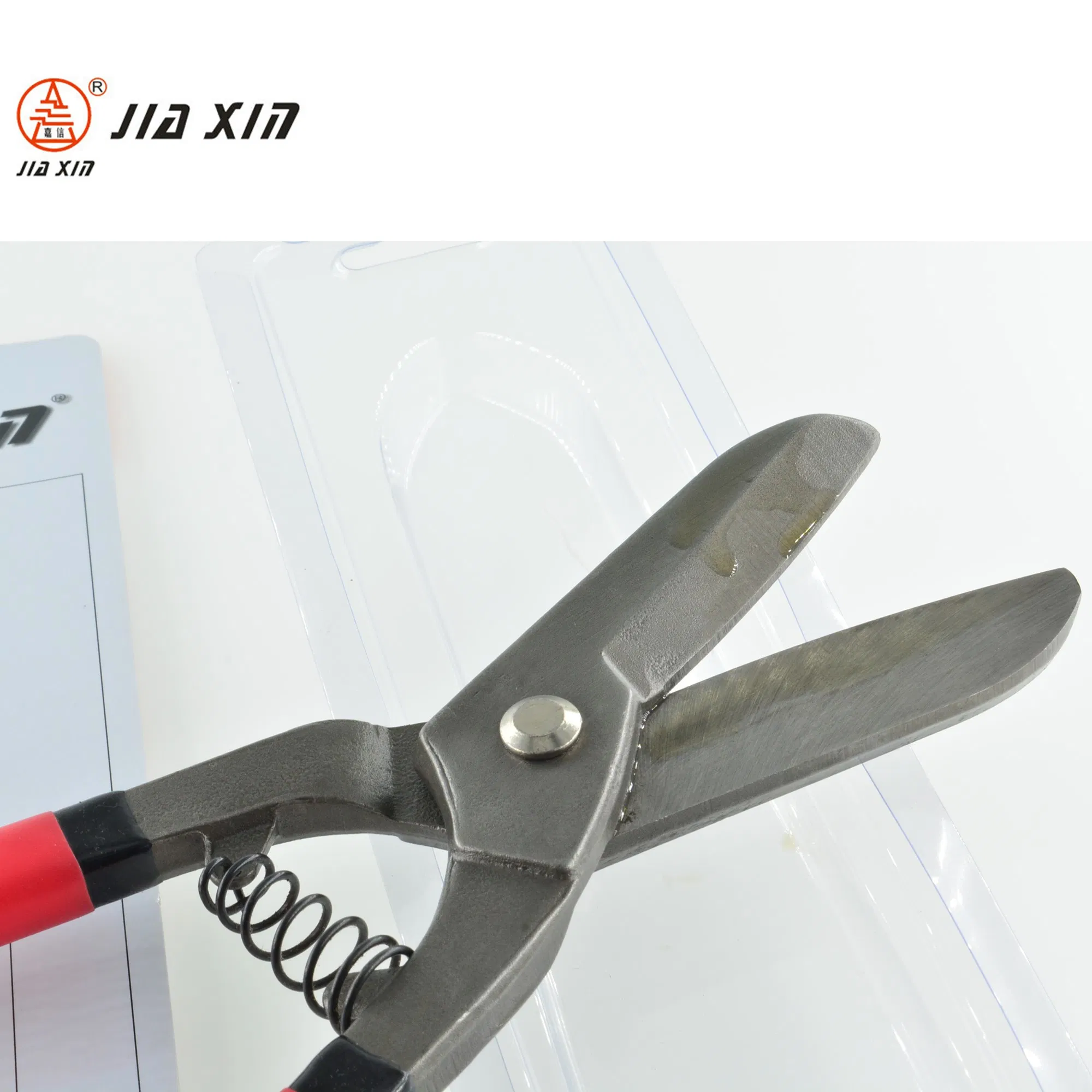 German Type Tinman's Snip with Dipped Handle High Quality