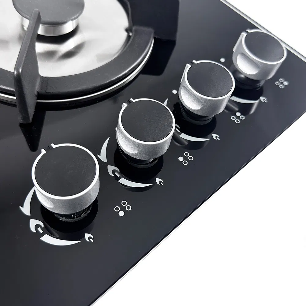 4 Plate Gas Stove with Four Burners Cooktops LPG Ng Gas Hob