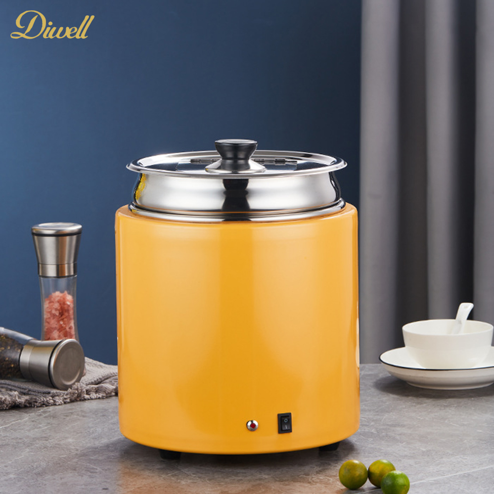 Подогреватель супа электрический 11л, желтый