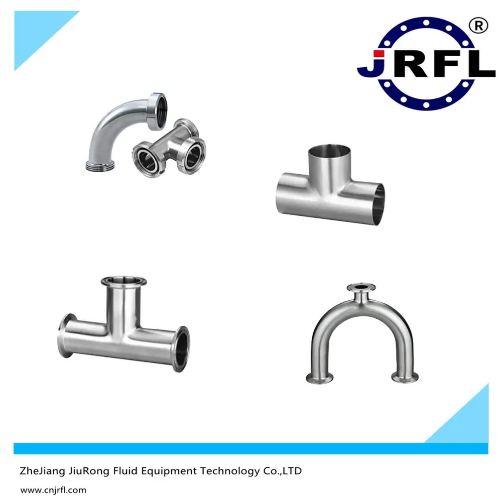 Factory Hot Sale Thread Stainless Steel Sanitary Pipe Fittings Manufacturer Qucik-Install Elbow 180°