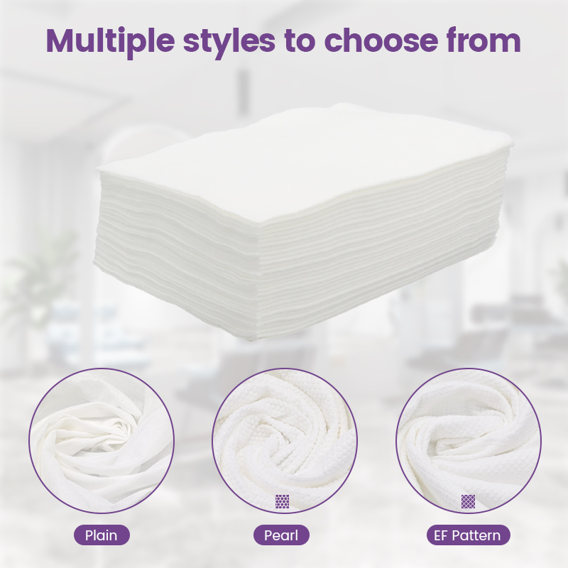 Organic & Biodegradable Hygienic Use Single Use Soft Disposable Barber Towels for Facial & Beauty Salon Bulk Pack