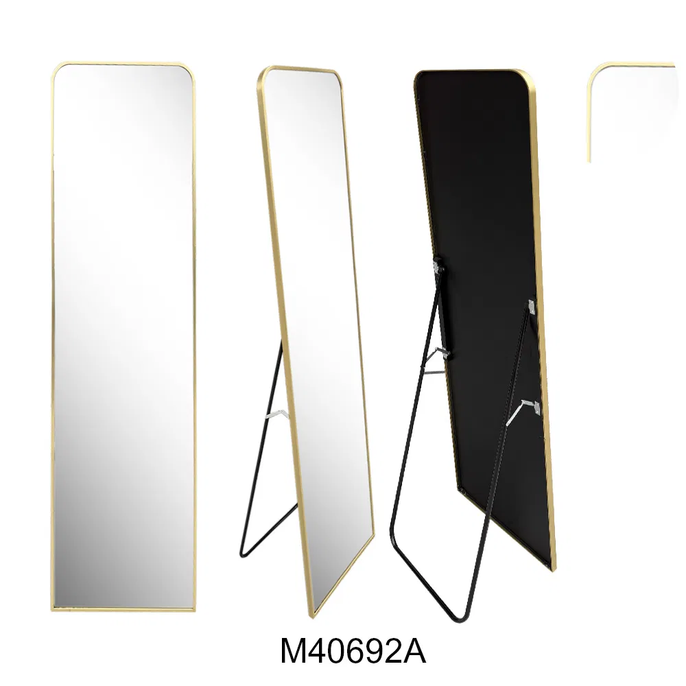 Metal LED Mirror with Standing for Home Decoration