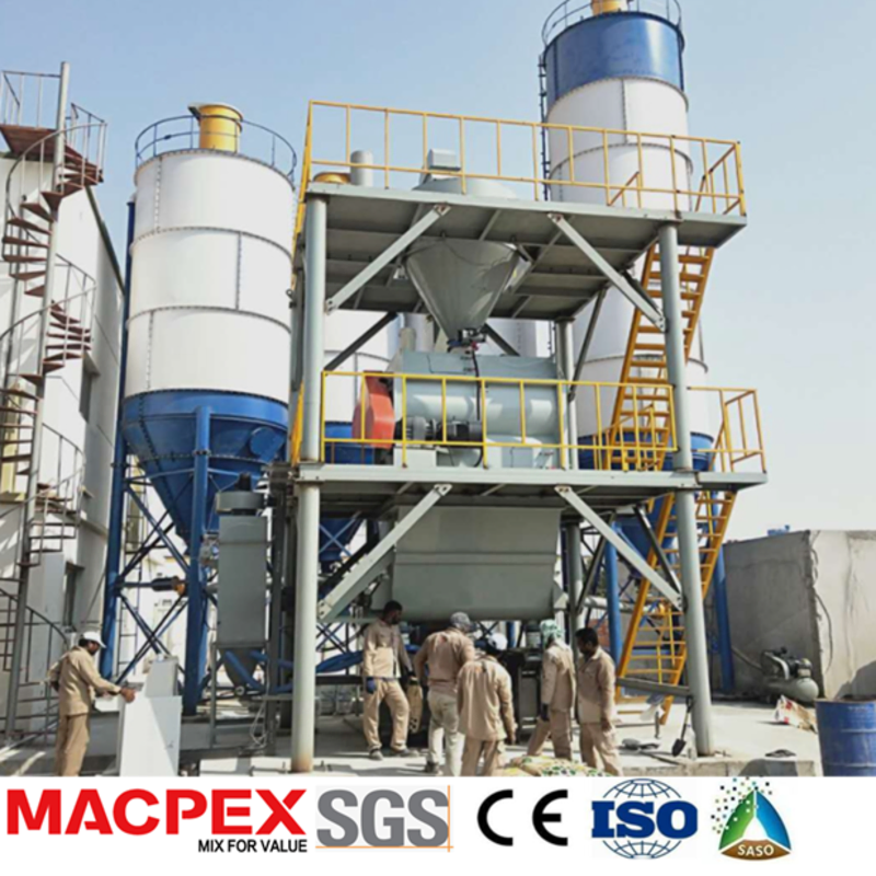 Durable Mixing Plant for Tile Adhesive and Dry Mortar Applications