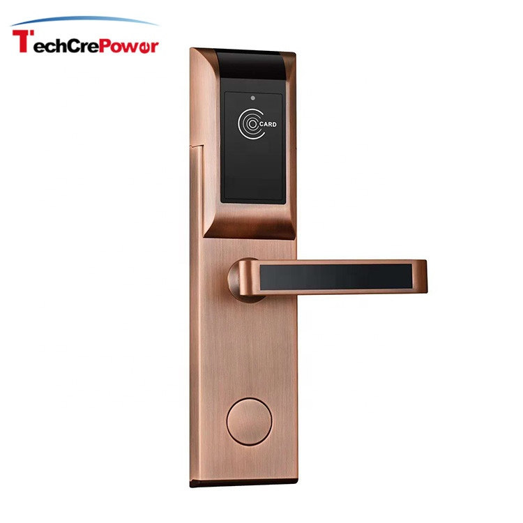 E108 Wireless RFID Card Lock Stainless Steel Mortise Smart Electronic Hotel Locks Management System