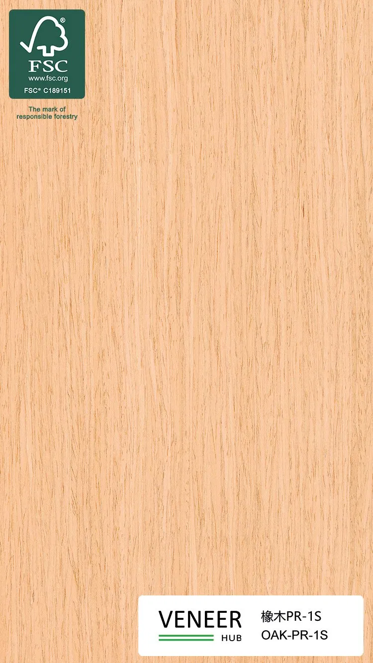 Recon Oak Wood Veneer Rolls for Architectural Projects