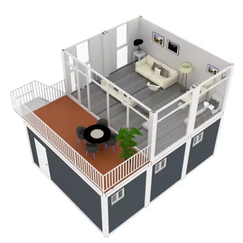 Eco-Friendly Luxury Modular Container House for Rural Doctors