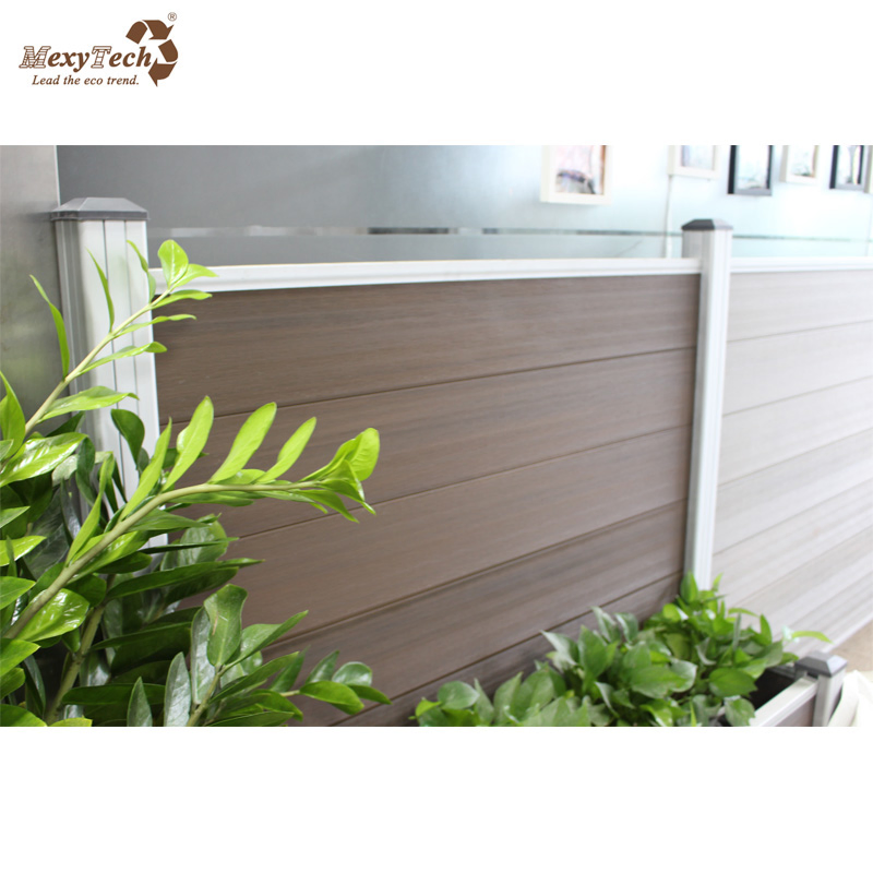 High Quality Easy-Installing Panel WPC Privacy Fence Co Extrusion WPC Fence Panels for Garden