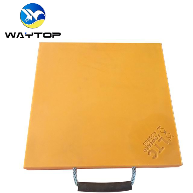 Heavy-Duty HDPE Sheet Crane Outrigger Pads with Customized Logo and Impact Strength