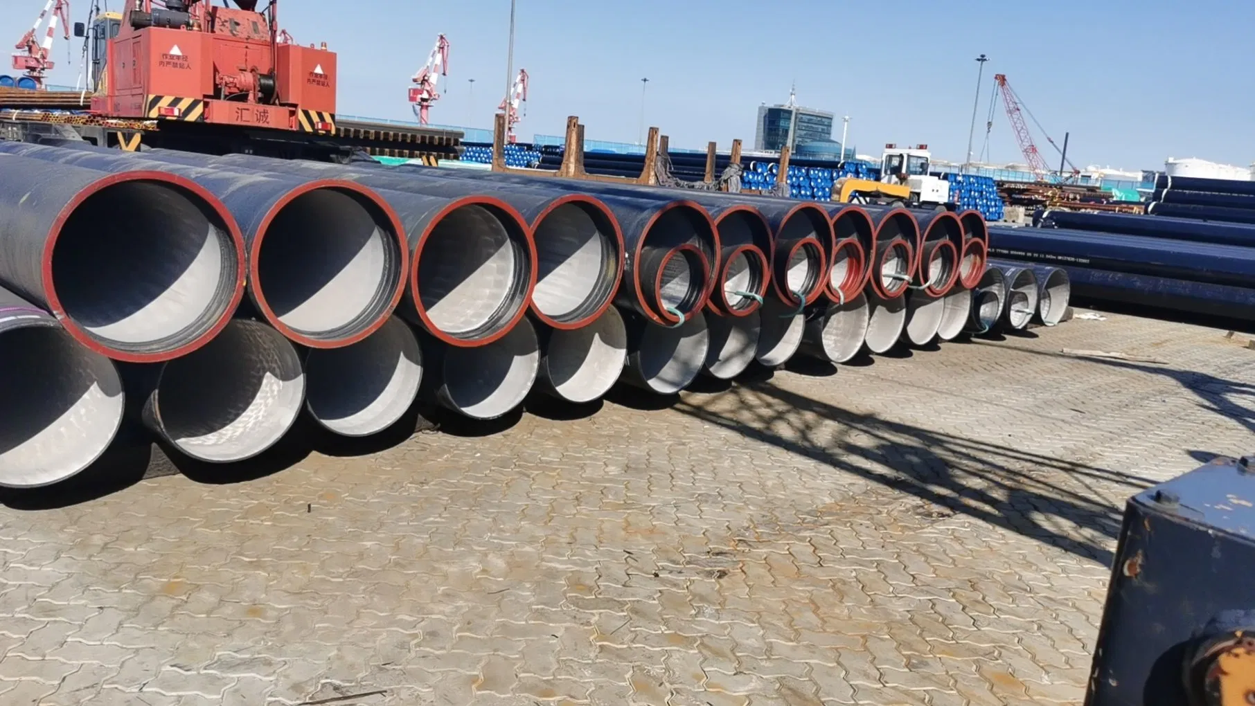 High Quality Epoxy Lined BS En 545 K9 1400mmdouble Socket Water Pressure Ductile Cast Iron Pipe