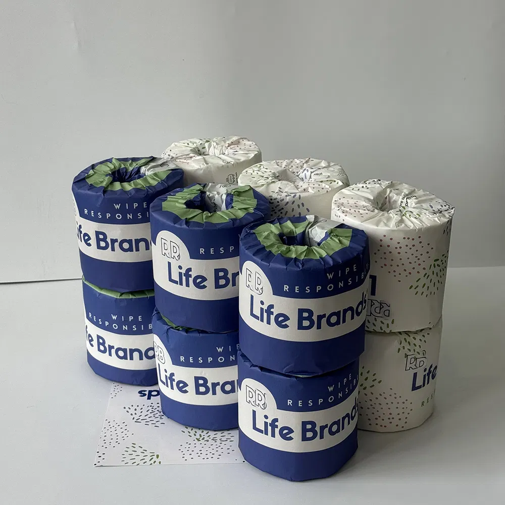 Quality Supplier OEM Various Fashionable Packaging Soft Tissue Bamboo Pulp Toilet Paper Roll for Bathroom