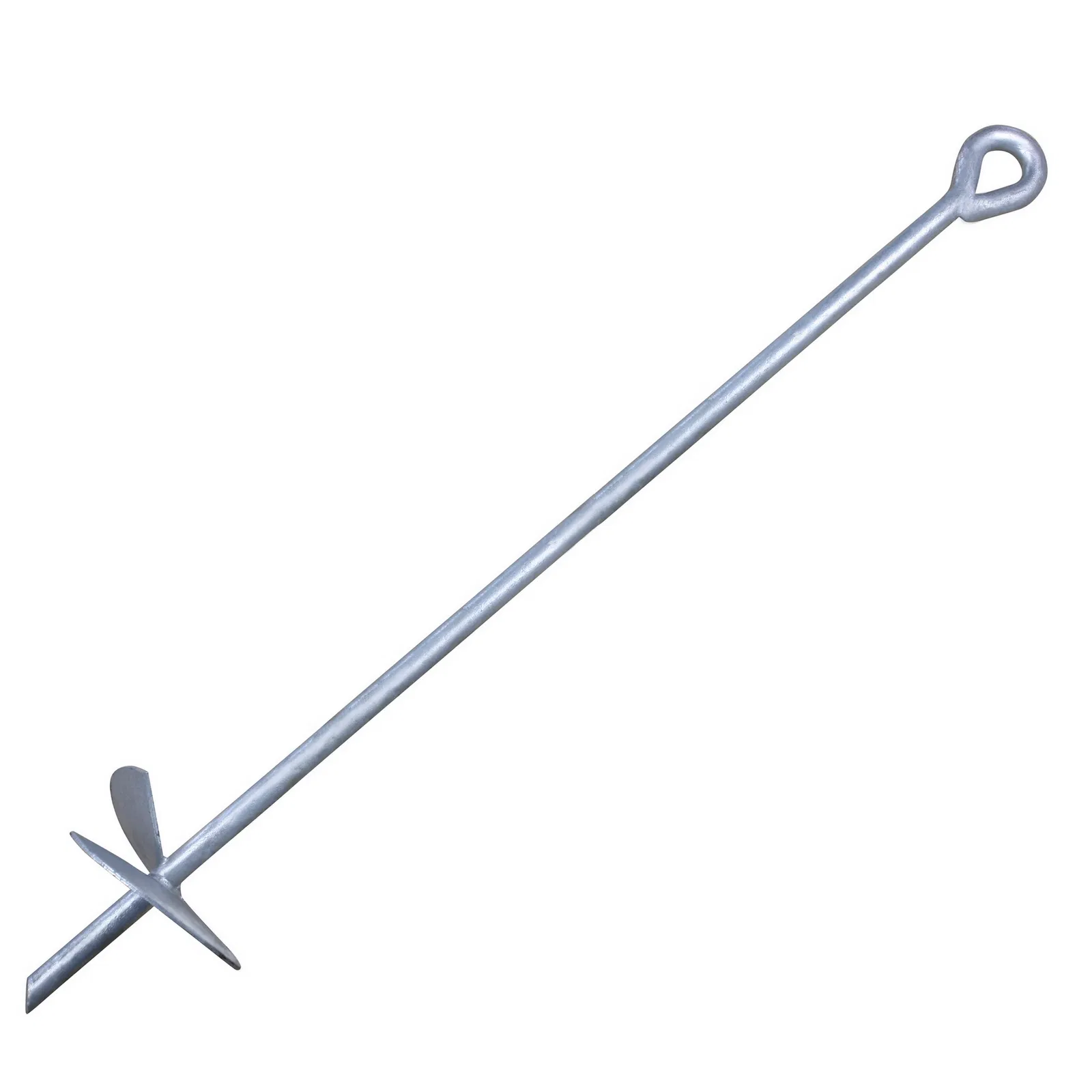 Винтовой якорь для грунта оцинкованный