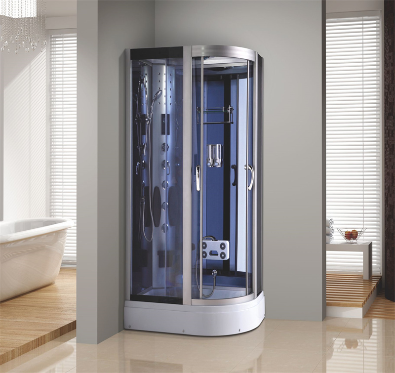 Round Shower Cabins with Sliding Glass Door for Middle Asia Market