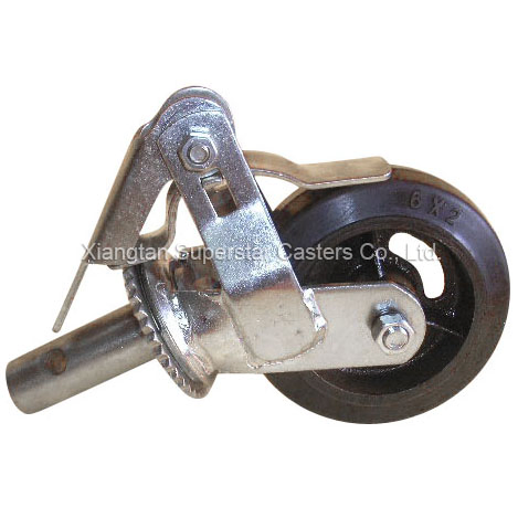 Plastic Toy Trolley Threaded Stem Ball Bearing Caster Wheel