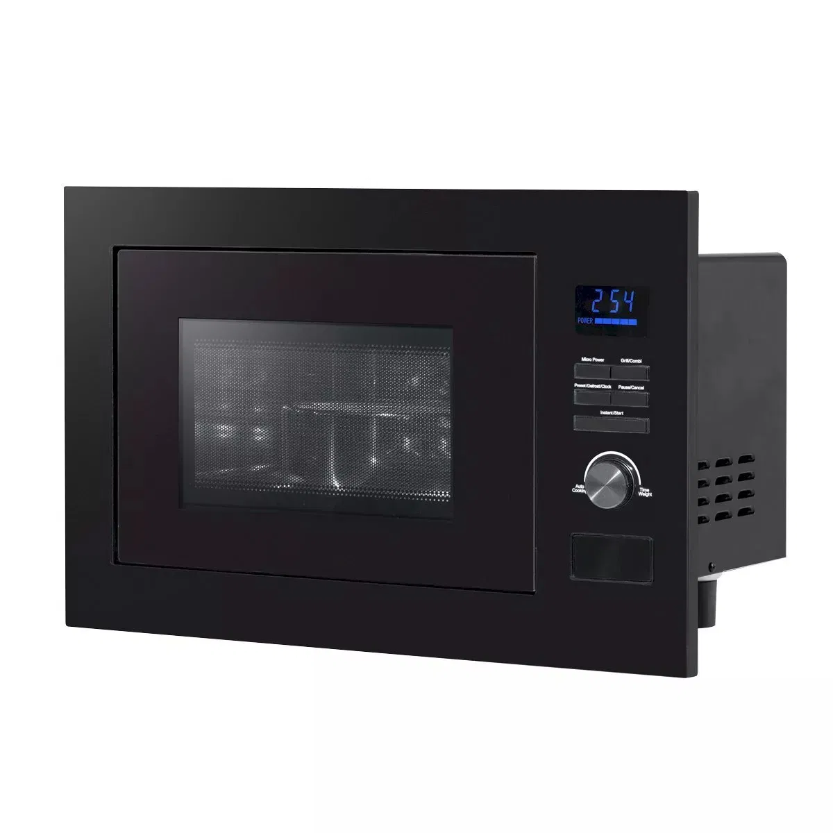 Black Color Microwave Oven 25L Integrated Microwave with Low Price
