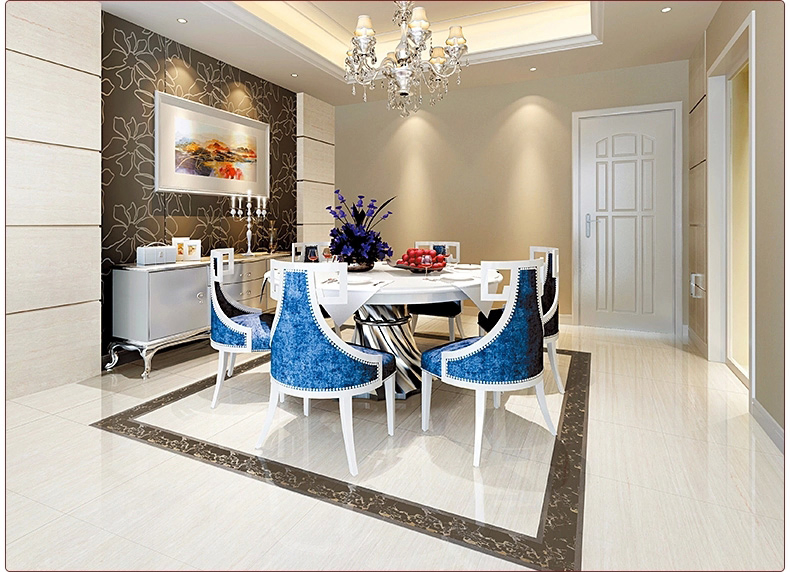 1200*600mm White Travertine Polished Tile Floor Tile Foshan Tile for Home Decoration