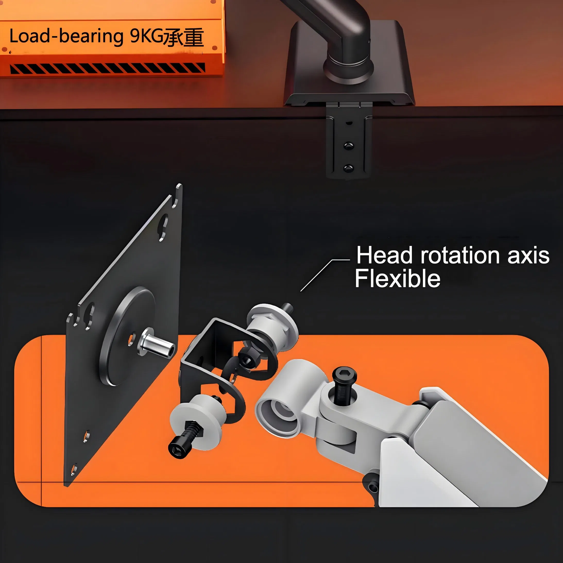 Кронштейн для монитора YUNPENG, настольный, фиолетовый