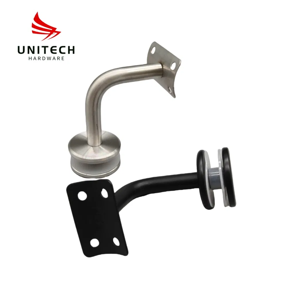 Stainless Steel 304 316 Balcony Handrail Pipe Support Glass Holder Glass Mounting Bracket 38mm