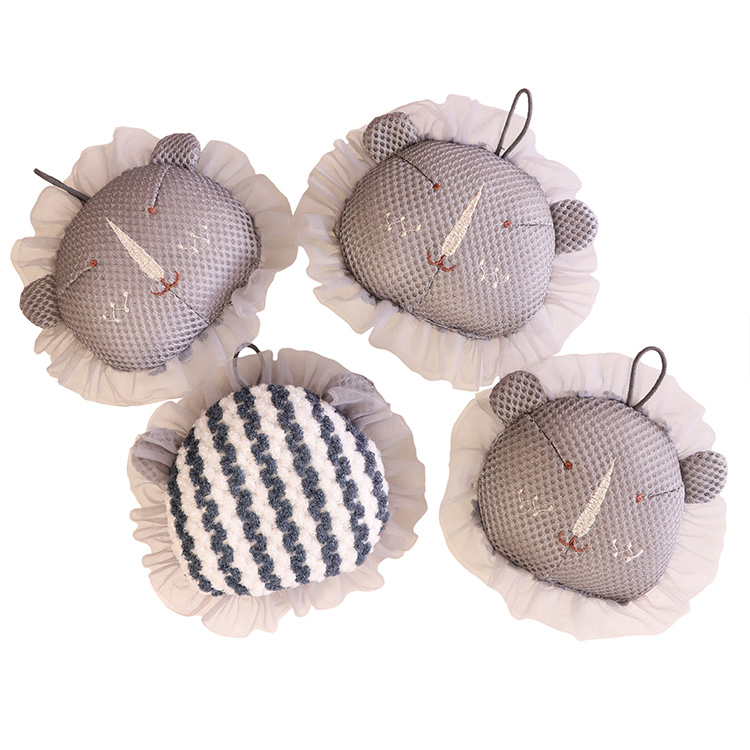 Own Factory Suppliers Sell High Quality, Sponge Bath Lion Skin Exfoliating Gloves for Men and Women Natural Sponged Bath