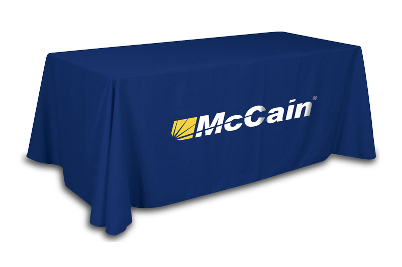Trade Show Advertising Stretch Rectangular Fitted Table Cloth Spandex Table Cover