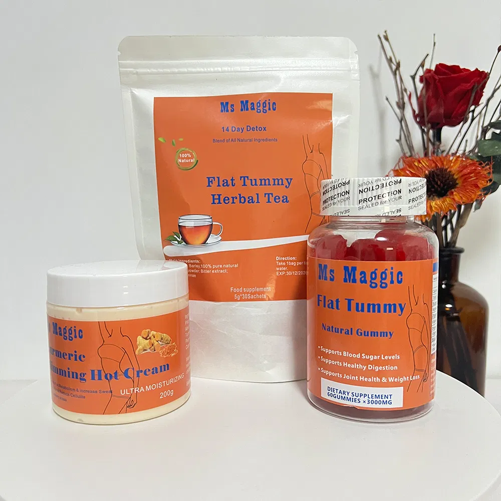 OEM Hot Slimming Cream Flat Tummy and Weight Loss Gummies Fast Slimming Tea Fat Burning for Women