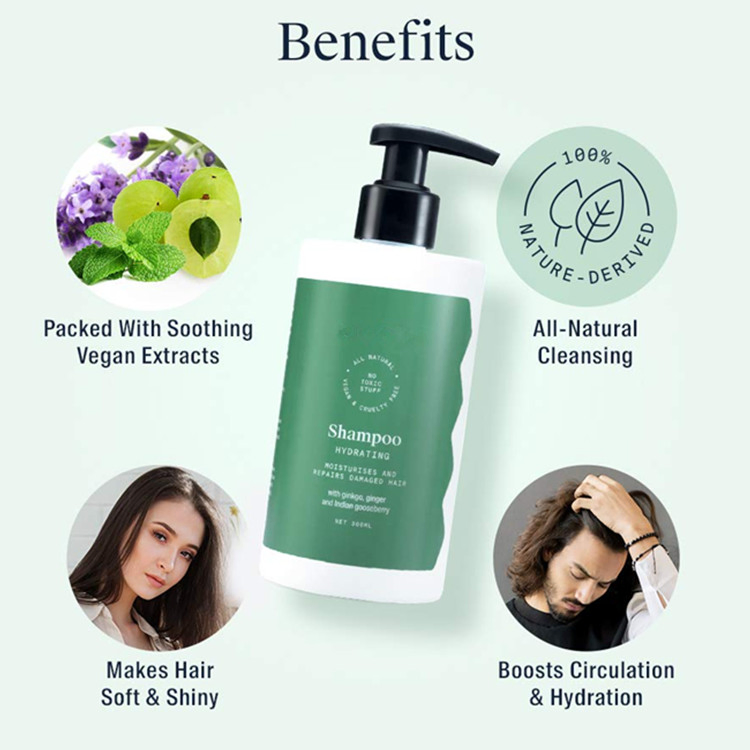 Natural Vegan Hydrating Hair Shampoo for Men & Women