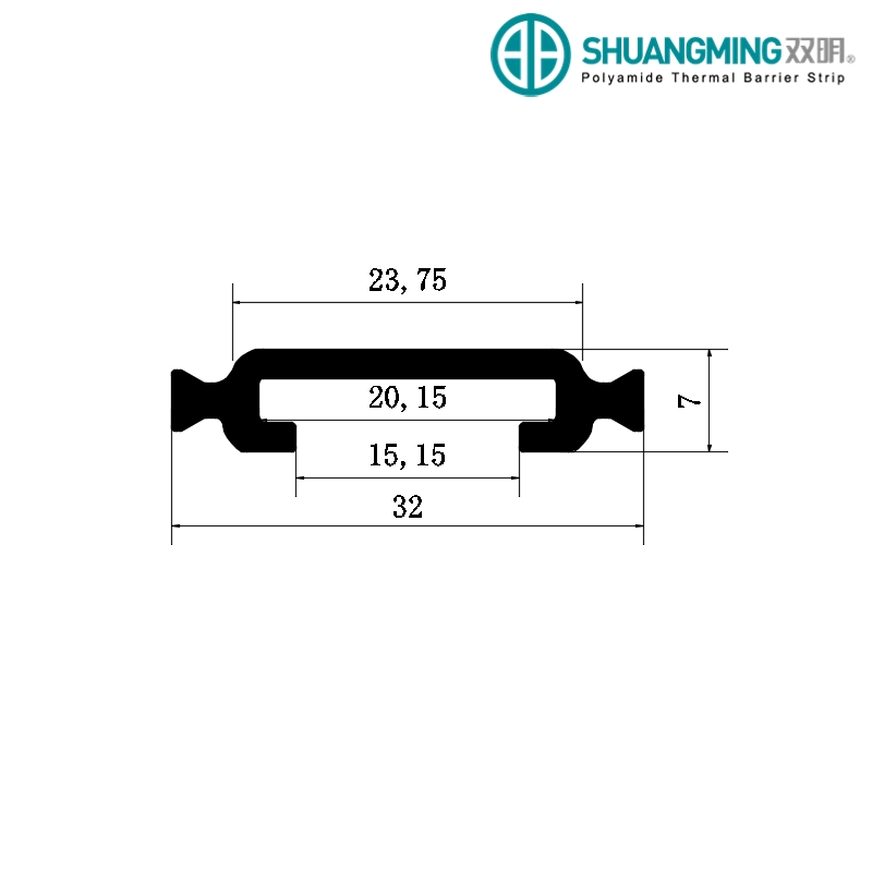 Industry Leading PA66 Material Doors&Windows 32mm Heat Insulation Bars