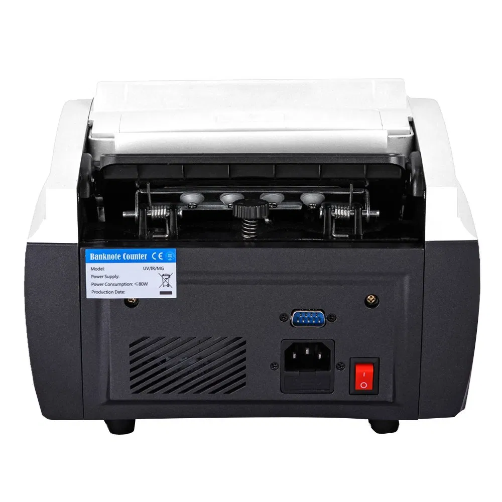 Al-5100 up Loading High Speed Counting Money Count Banknote Counter UV, Mg, IR for Most Currencies