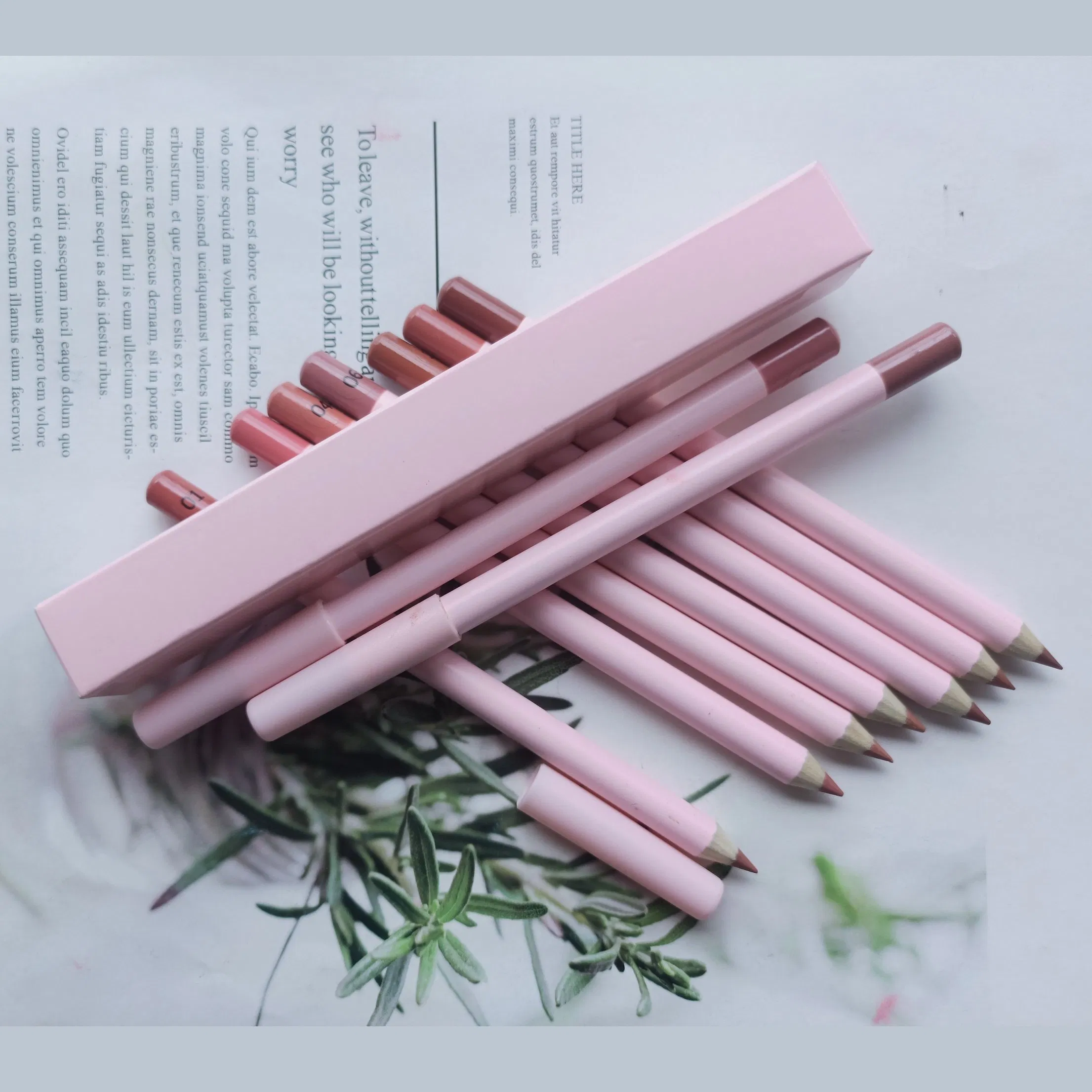 Vegan Lip Liner Matte Waterproof Lip Pencil Vegan Lipliner Private Label Lip Liner Pencil Makeup