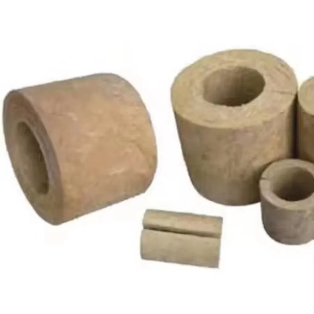 Myreal Rock Wool 120kg/M3 30-150mm Thickness Heat Insulation Rock Wool Pipe