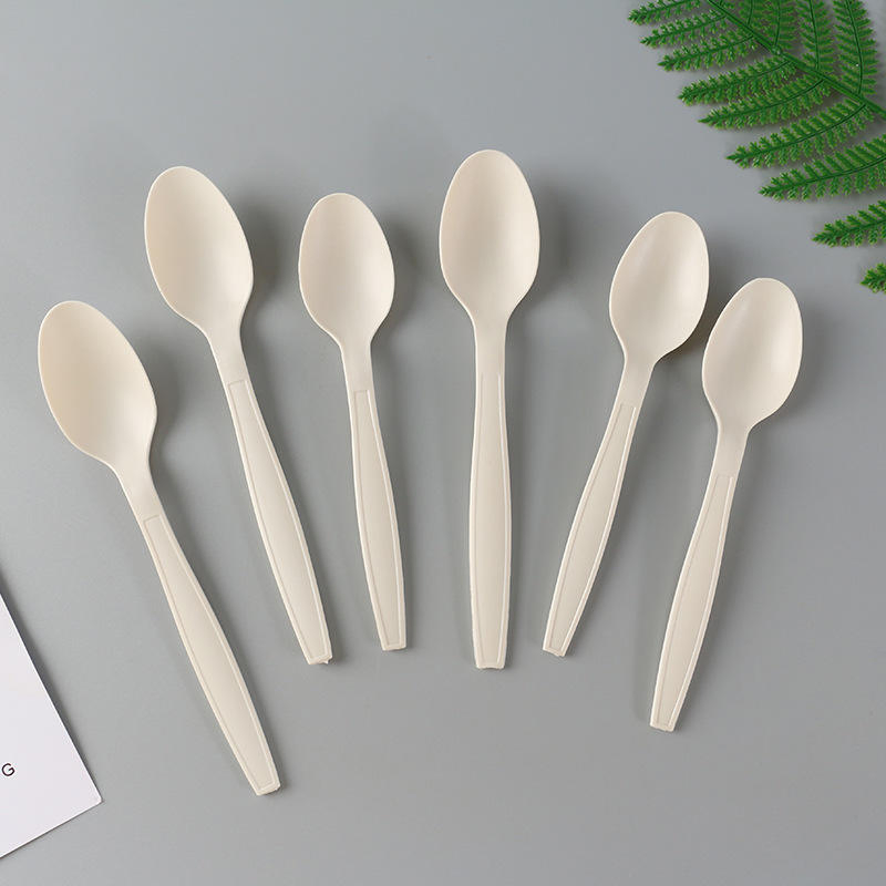 China Manufacturer Cornstarch PLA Eating Utensils Set Disposable Fork Cutlery