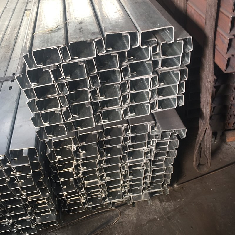 Hot Sale Rivet Connection Steel Column Ridge China Customized Prefabricated Z Purlin