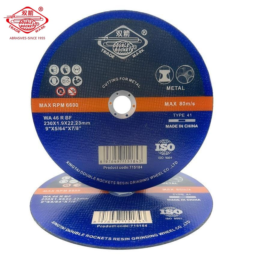 9 Inch 230*1.9*22.23mm Metal Cutting Disc for Metal/ Inox/Stainless Steel Abrasive Cut off Wheel Aluminum Oxide Cutting Disc