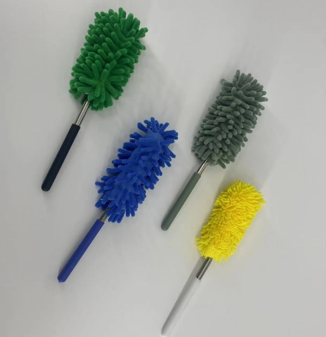 Factory Direct Extendable Chenille Microfiber Duster Wholesale Bulk Cleaning Tools for Home & Car