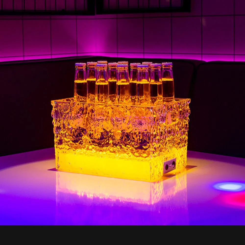 Светящееся ведро для напитков LED Ice Model