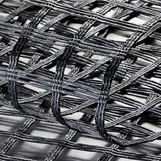 Polyester Warp Knitted Geogrid with PVC Coating for Reinforcement
