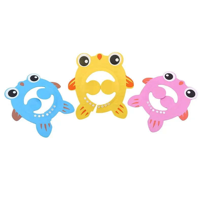 Protective Fish Shape Infant Hair Washing Waterproof Baby Shower Cap