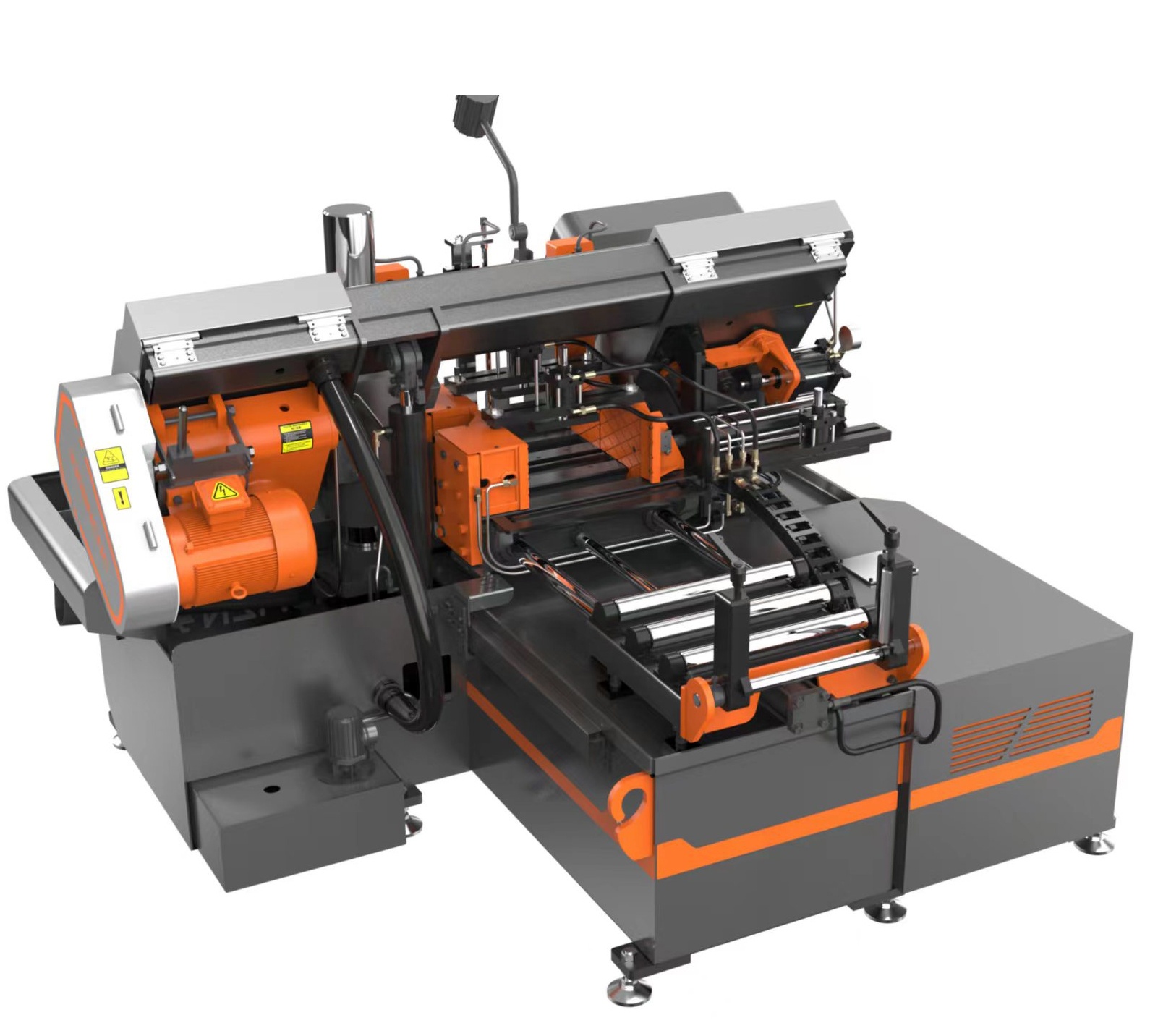 Станок ленточнопильный автоматический многофункциональный по нержавейке