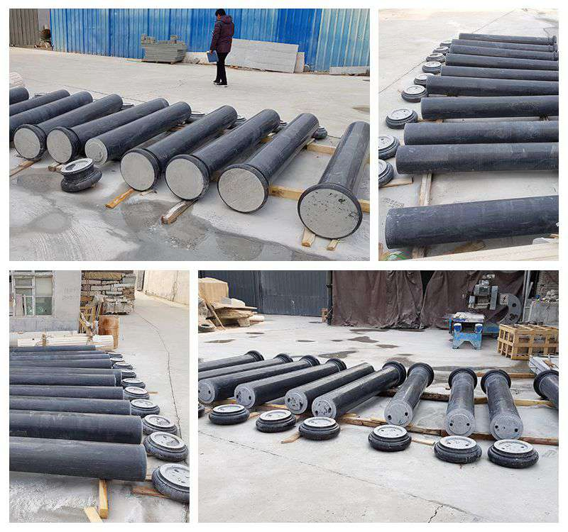 Black Marble Columns Pedestal Stand Marble Black House Pillar Design