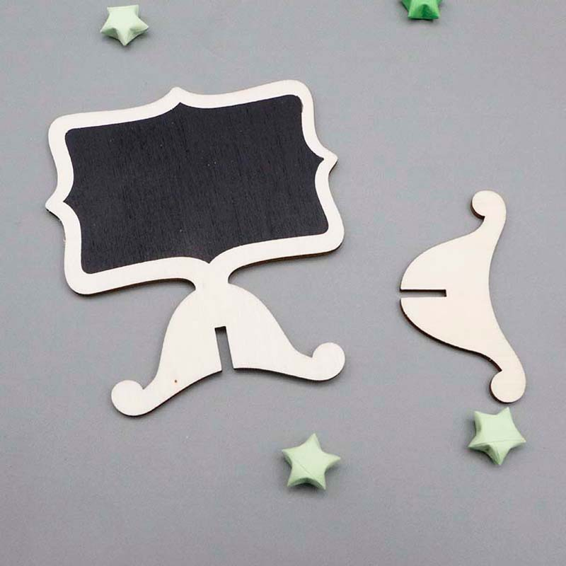 Can Erase Log Edge Vertical Desktop Chalkboard Mini Message Board Stall Display Brand Graffiti Board Bracket